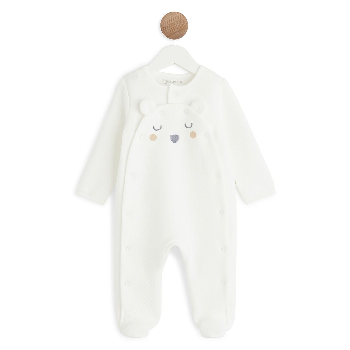 INEXTENSO Dors bien de naissance écru en coton 