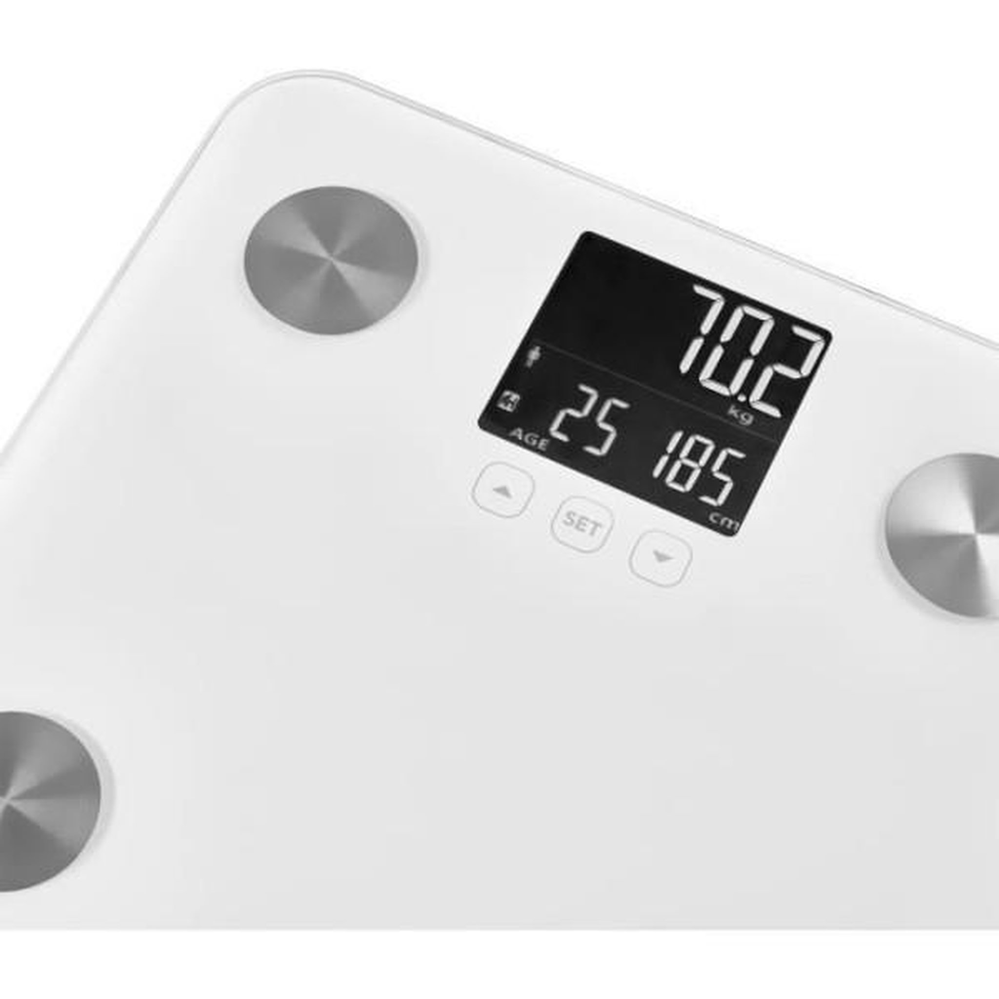 Voir la diapositive 5 : MARKET24 Balance - Pese Personne  pese-personne - SENCOR - SBS 6025WH - Ecran LCD - Blanc