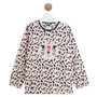 Voir la diapositive 1 : INEXTENSO Tablier tissus léopard fille