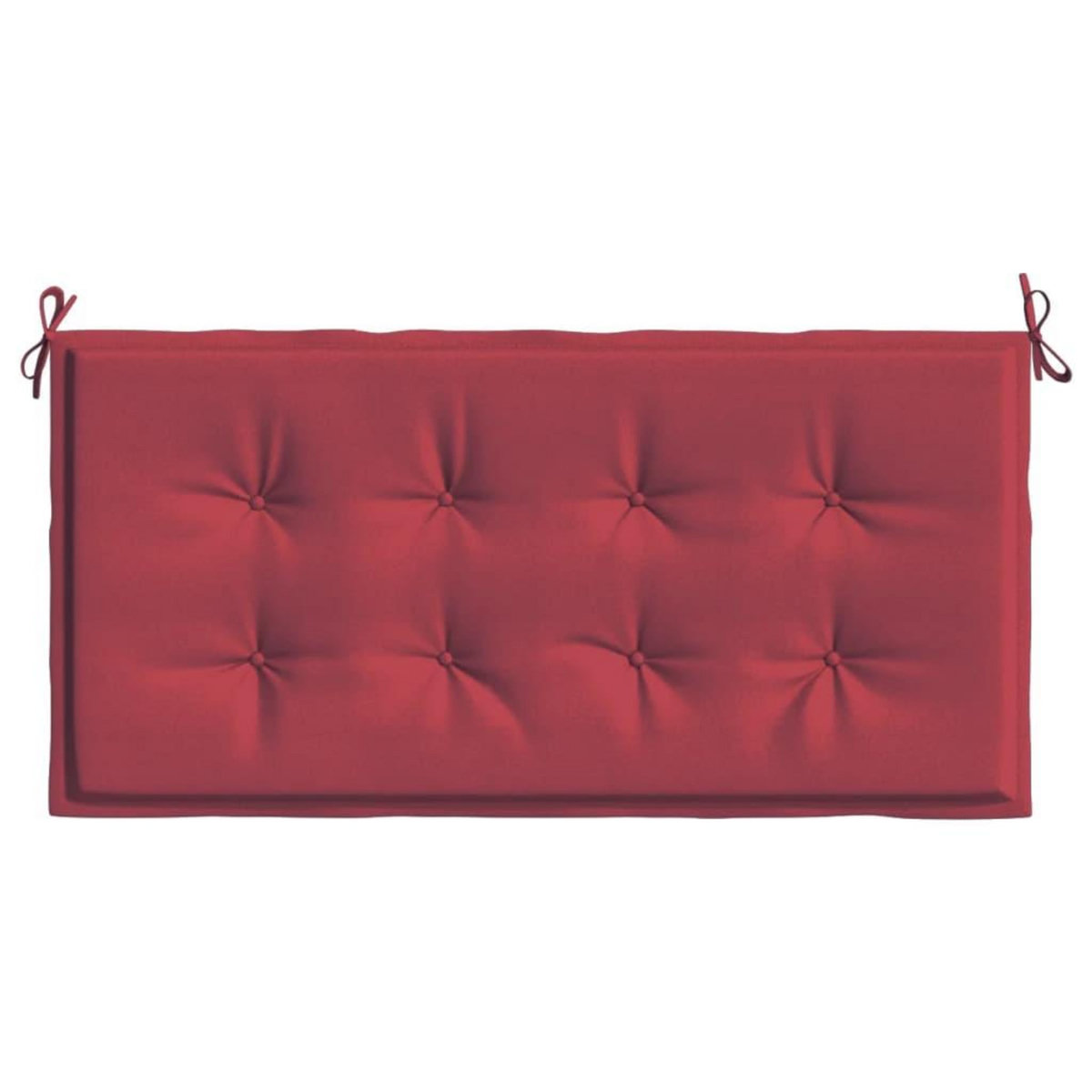 VIDAXL Coussin de banc de jardin rouge bordeaux 100x50x3 cm