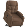 Voir la diapositive 3 : VIDAXL Fauteuil inclinable Marron Tissu