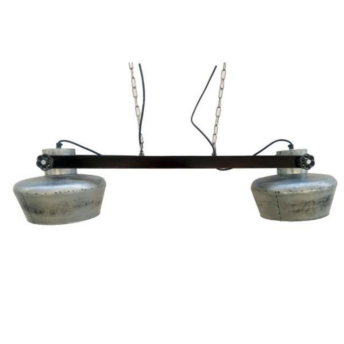 MARKET24 Suspension DKD Home Decor Fer Bois de manguier 50 W (104 x 25 x 28 cm)