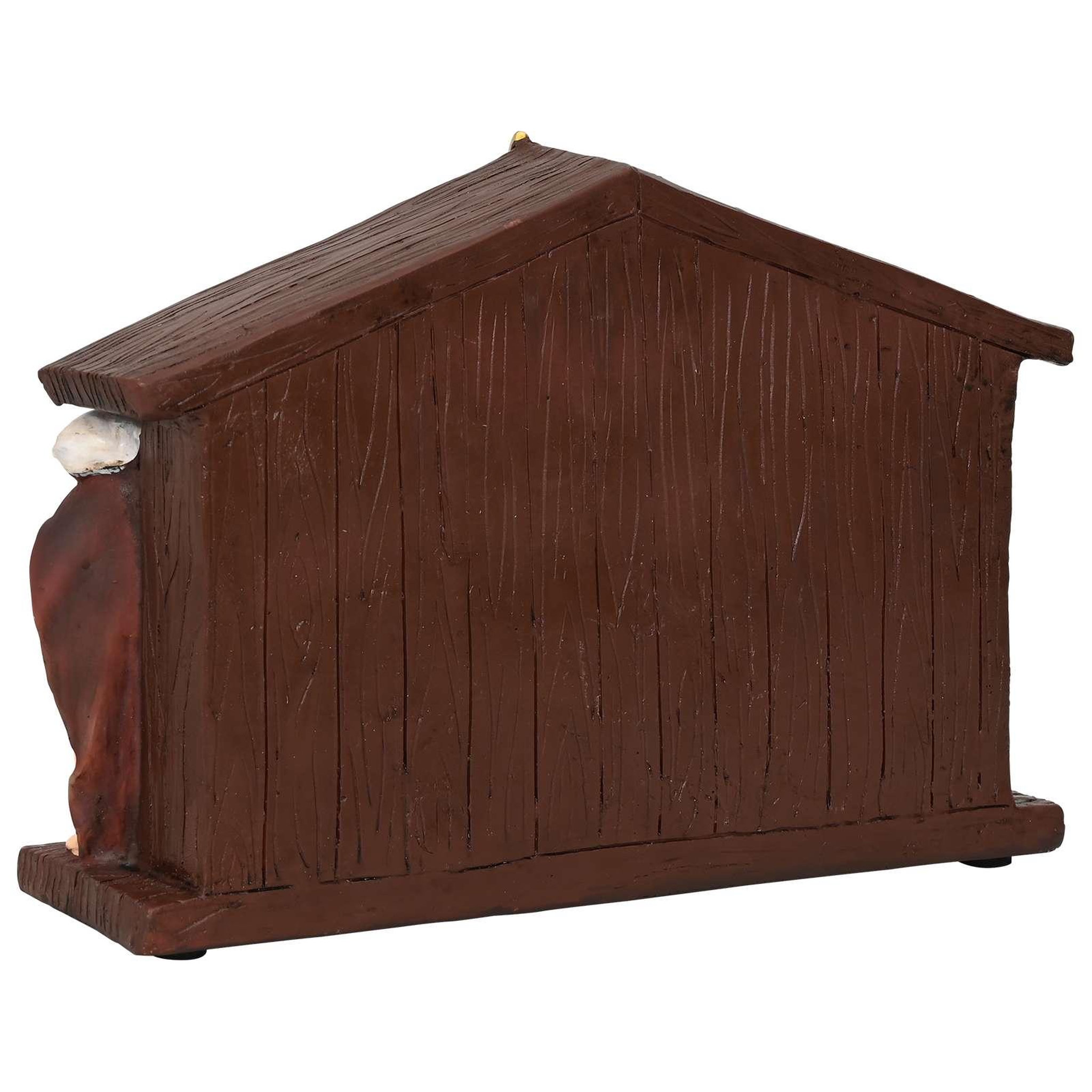 Voir la diapositive 6 : VIDAXL Creche de Noël SALO 31 x 7,5 x 21,5 cm Resine Multicolore
