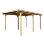 Voir la diapositive 2 : Carport - Bois traité autoclave - Toit plat - 15m² - FAUSKE