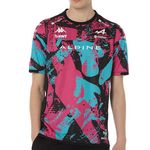 KAPPA T shirt Noir//Turquoise Homme Kappa Kombat 2024. Coloris disponibles : Rose