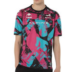 KAPPA T shirt Noir//Turquoise Homme Kappa Kombat 2024. Coloris disponibles : Rose