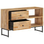 Voir la diapositive 4 : VIDAXL Meuble TV Bois de teck recycle 90 x 30 x 55 cm