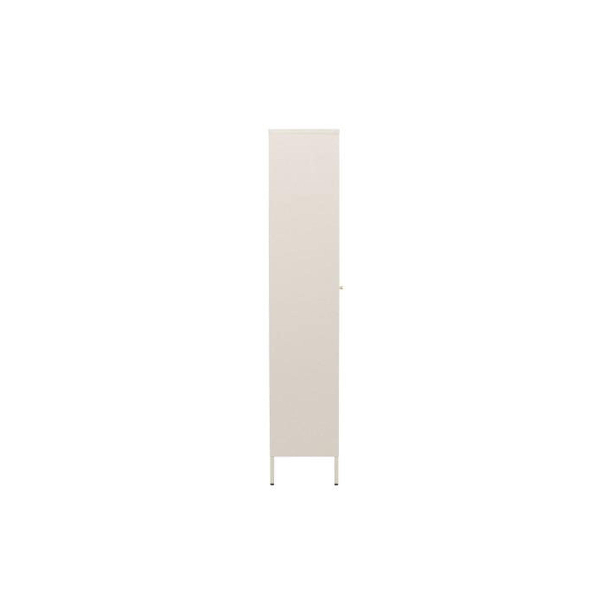 Voir la diapositive 4 : Paris Prix Vitrine Design en Métal  Lima  180cm Beige
