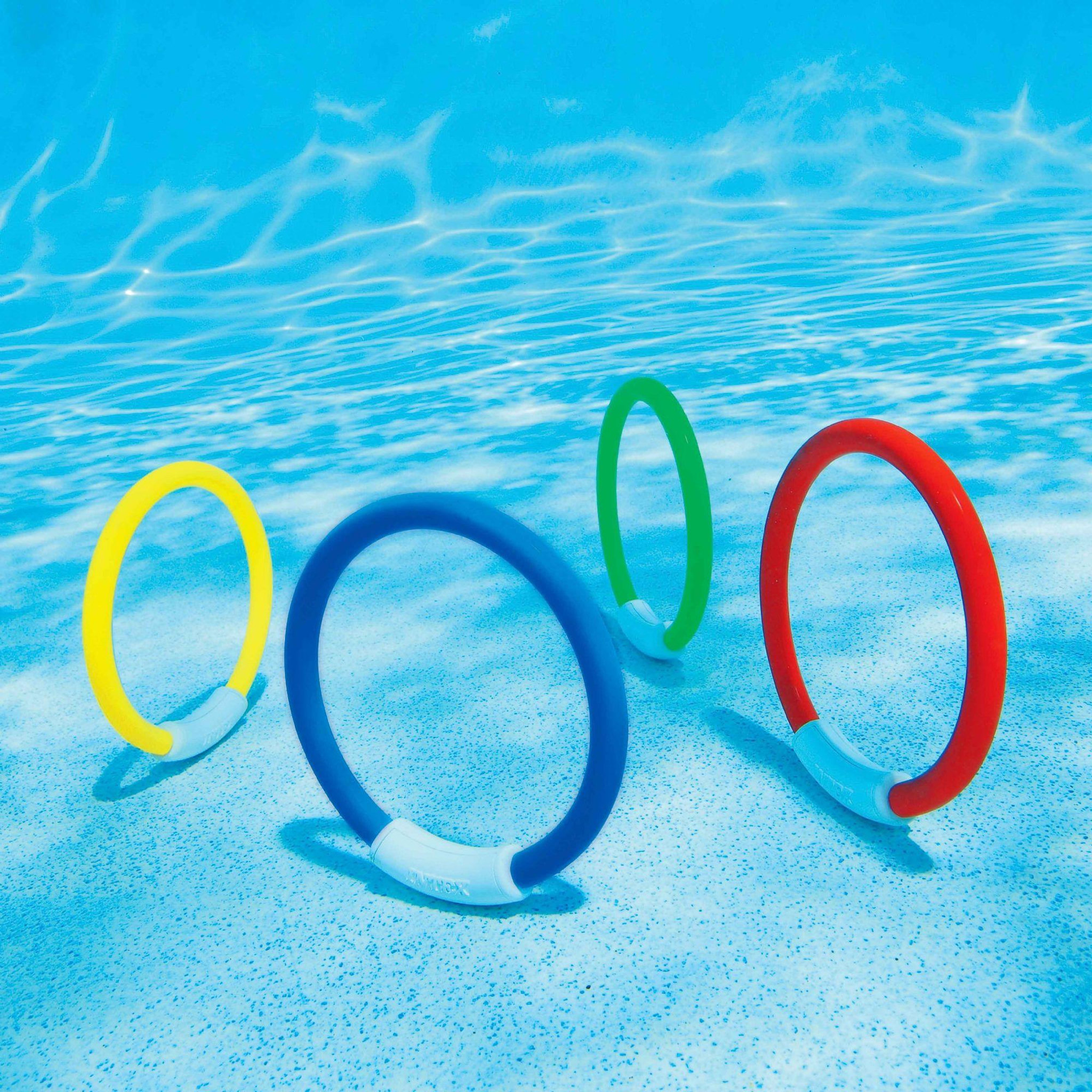 Voir la diapositive 3 : INTEX Jeu d'anneaux INTEX pour piscine les 4 pièces