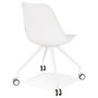 Voir la diapositive 4 : Paris Prix Chaise de Bureau Design  Laxina  92cm Blanc