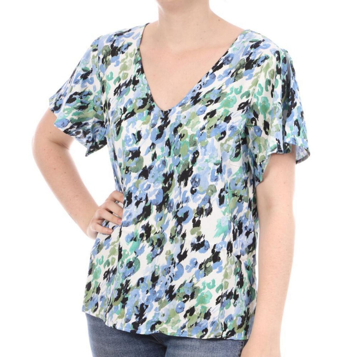 Vero Moda T shirt  à Motifs Femme Vero Moda Easy V neck