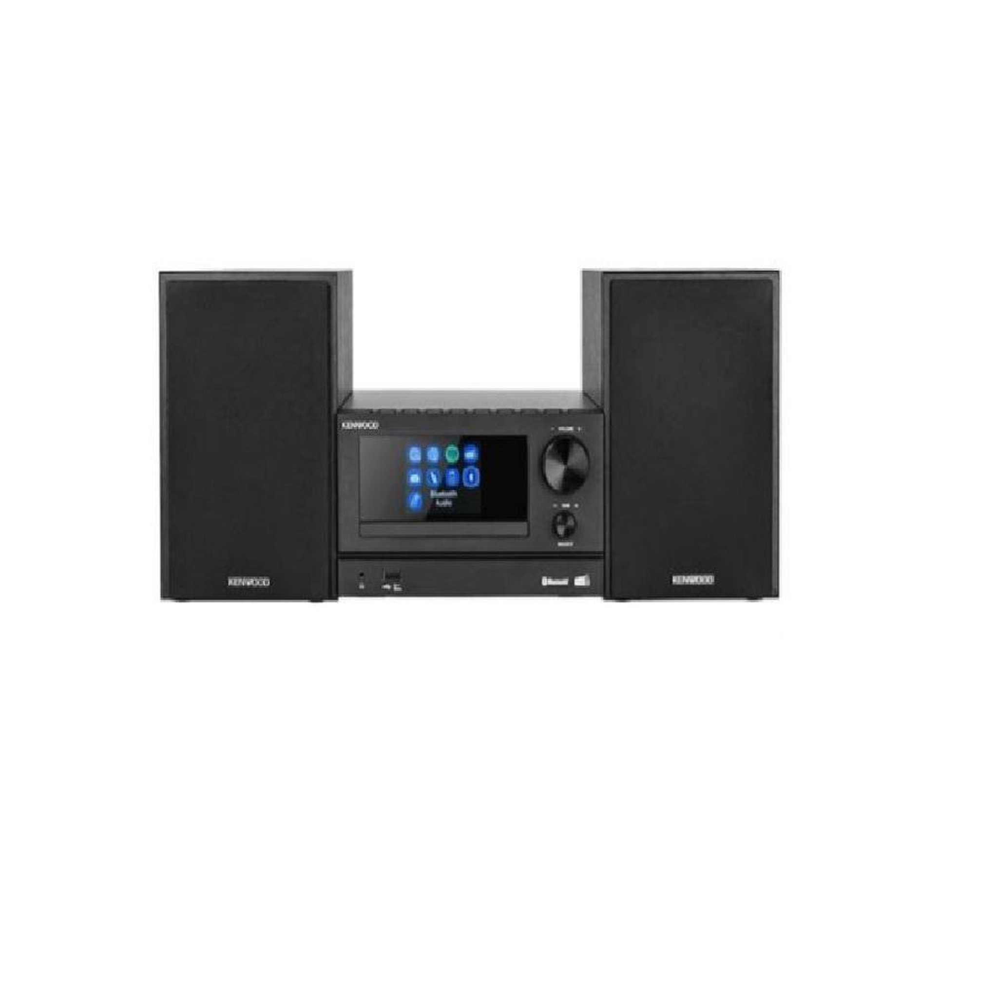 Voir la diapositive 4 : KENWOOD Micro-chaîne hi-fi 25w  noir avec bleautooth - M-7000S-B