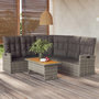 Voir la diapositive 1 : VIDAXL Salon de jardin 2 pcs avec coussins Gris Resine tressee