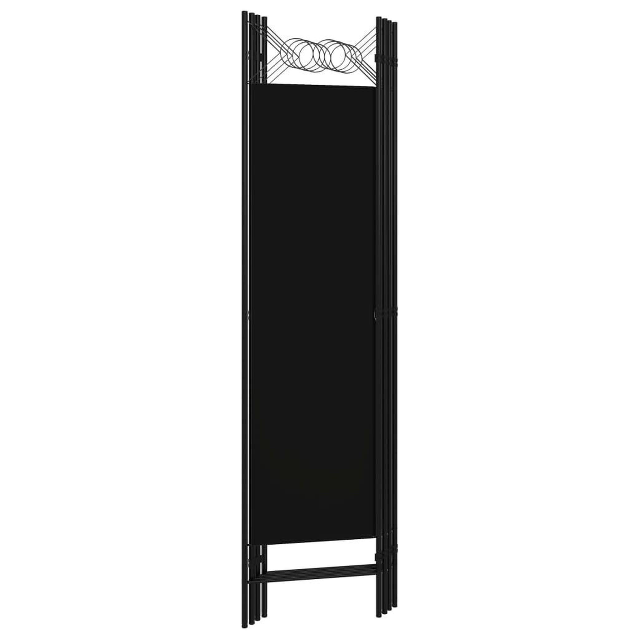 Voir la diapositive 4 : VIDAXL Cloison de separation 4 panneaux Noir 160 x 180 cm