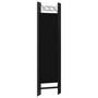Voir la diapositive 4 : VIDAXL Cloison de separation 4 panneaux Noir 160 x 180 cm