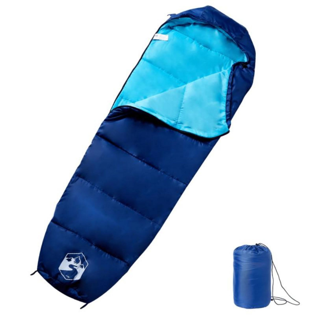 VIDAXL Sac de couchage momie pour adultes camping 3 saisons
