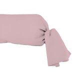 SOLEIL D'OCRE Taie de traversin en coton 57 fils UNI, par Soleil d'Ocre. Coloris disponibles : Bleu, Vert, Marron, Rouge, Jaune, Beige, Blanc, Gris, Rose, Noir