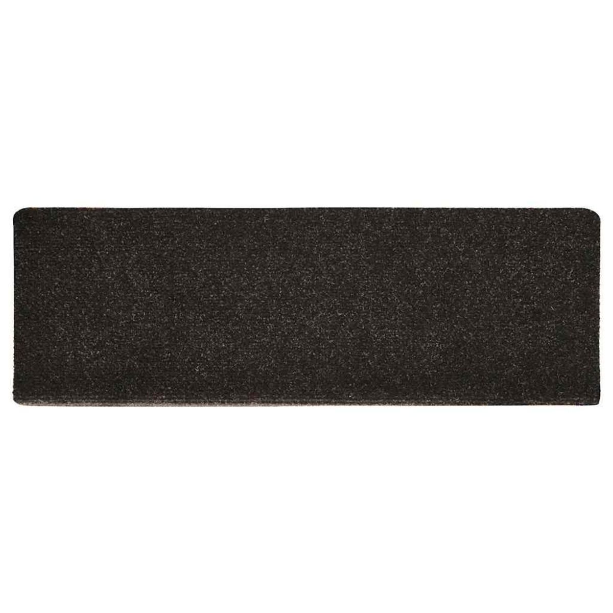 VIDAXL Tapis d'escalier autocollant 30 pcs marron fonce 65x21x4 cm