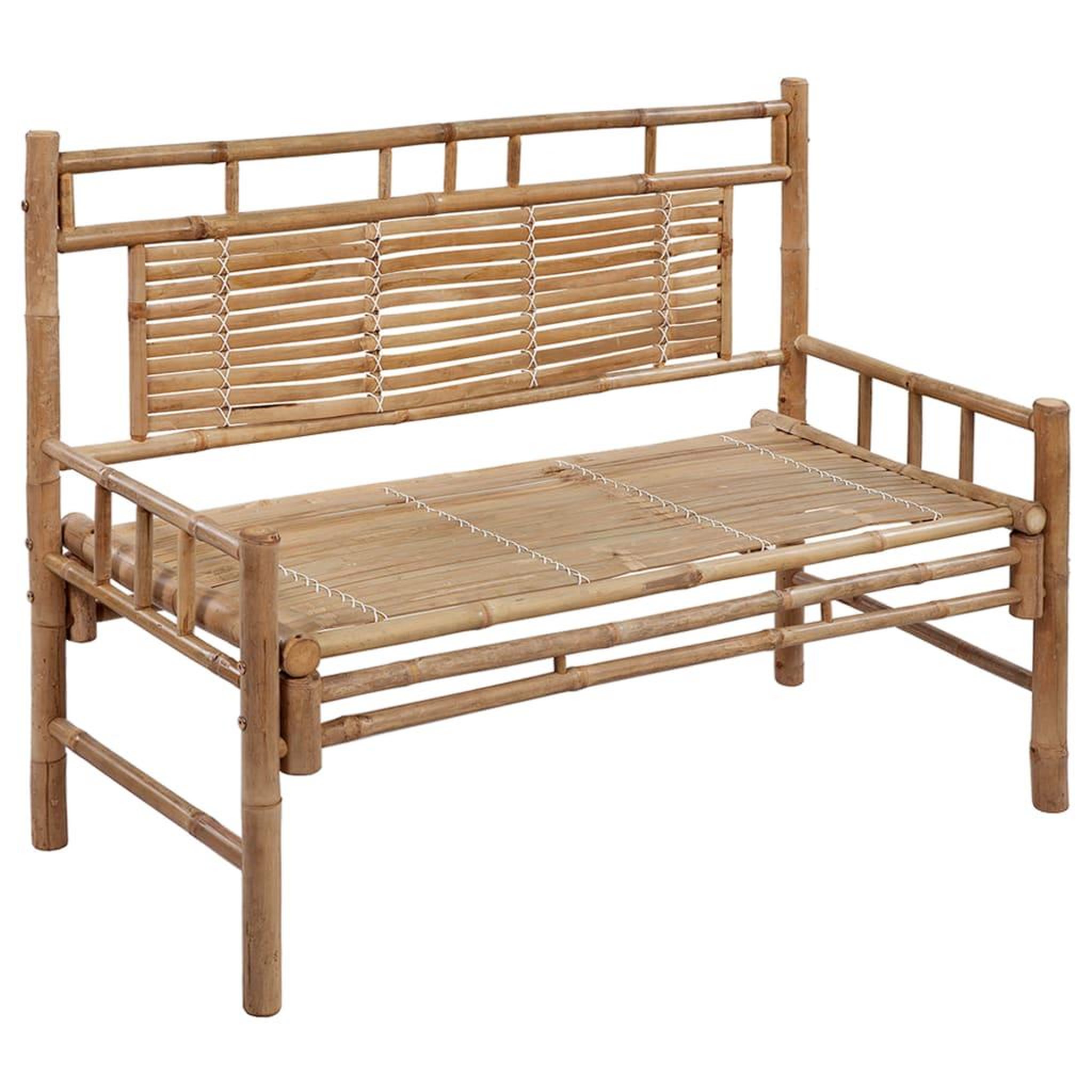 Voir la diapositive 2 : VIDAXL Banc de jardin avec coussin 120 cm bambou