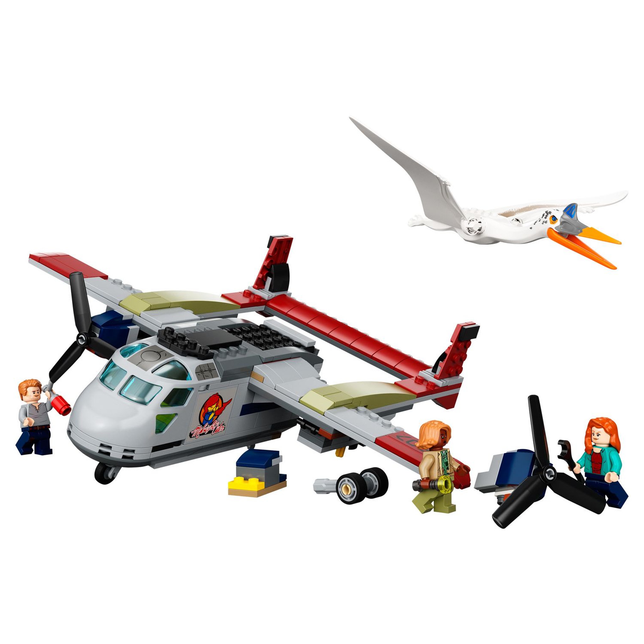 Voir la diapositive 3 : LEGO Jurassic World 76947 L&rsquo;Embuscade en Avion du Quetzalcoatlus, Dinosaure Jouet et Avion