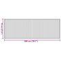 Voir la diapositive 6 : VIDAXL Tapis rectangulaire marron 70x200 cm bambou