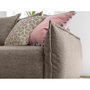 Voir la diapositive 5 : BEST MOBILIER Lena - canapé d'angle convertible - avec coffre - style scandinave - 5 places - droit
