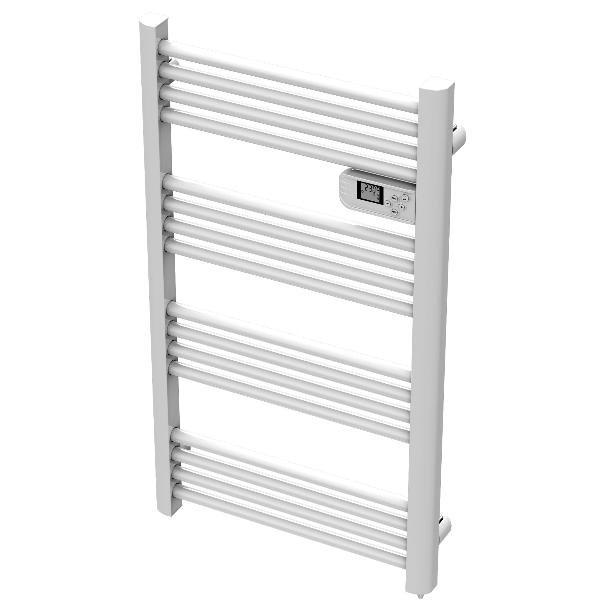 Voir la diapositive 2 : CARRERA Sèche-serviettes électrique LCD 500W - sans fluide