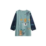 Petit Béguin Tablier enfant long Charly. Coloris disponibles : Bleu