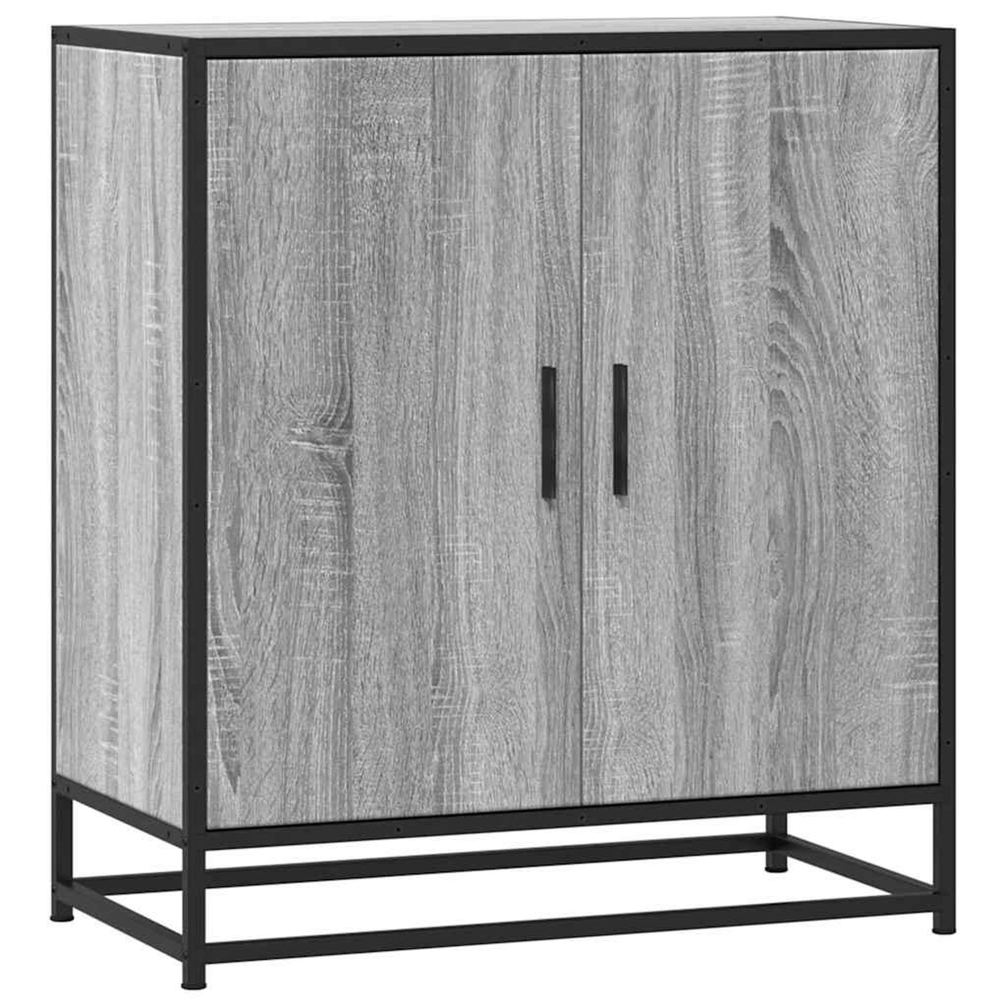 Voir la diapositive 2 : VIDAXL Buffet sonoma gris 68x35x76 cm bois d'ingenierie et metal