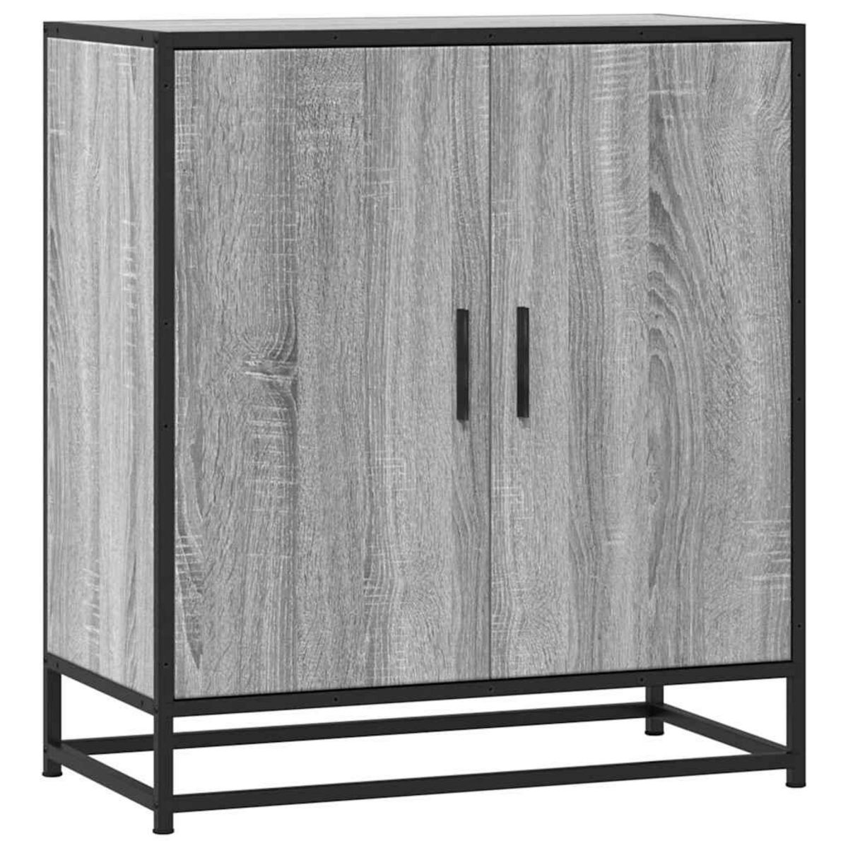 VIDAXL Buffet sonoma gris 68x35x76 cm bois d'ingenierie et metal