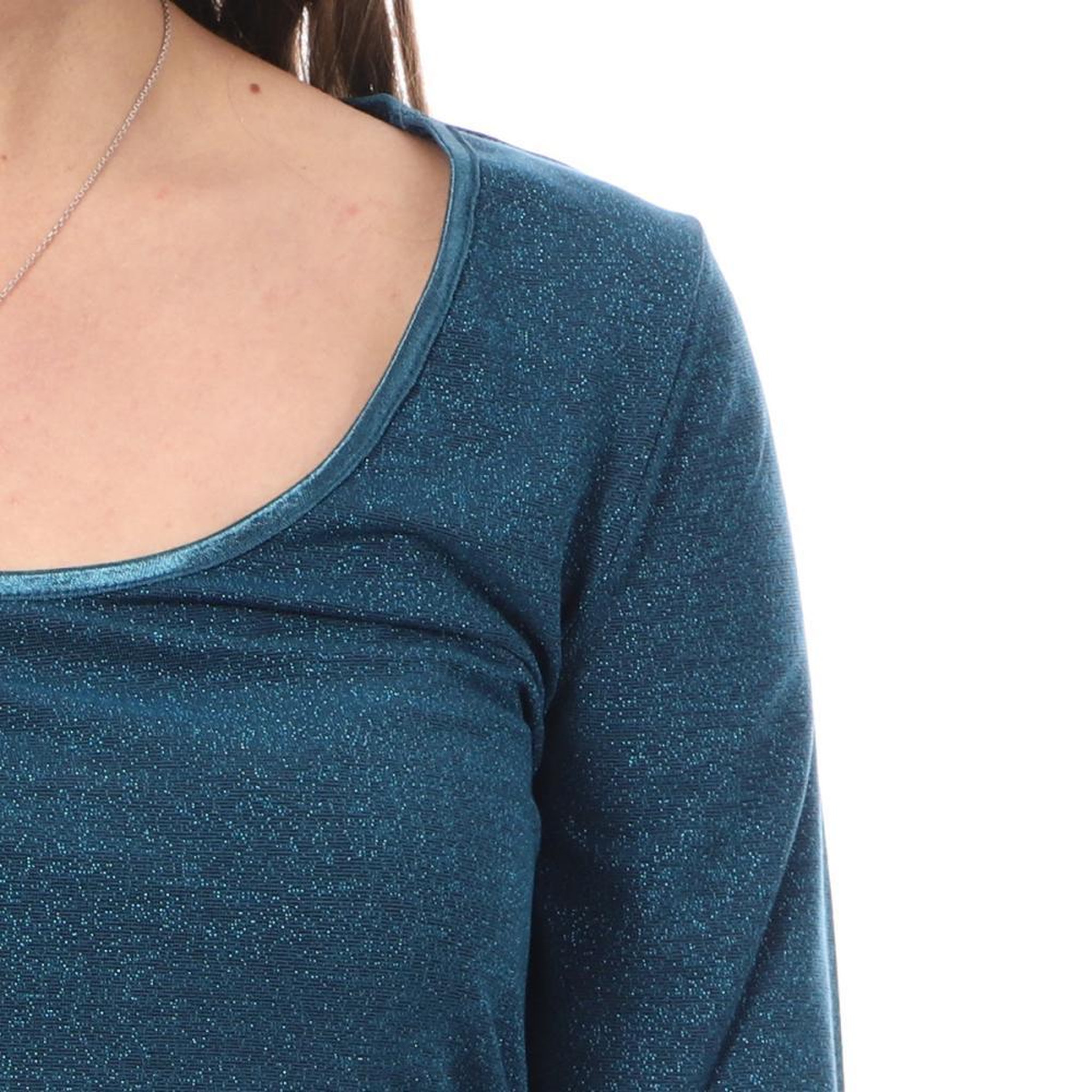 Voir la diapositive 2 : Vila Pull Bleu Femme Vila Viluxi