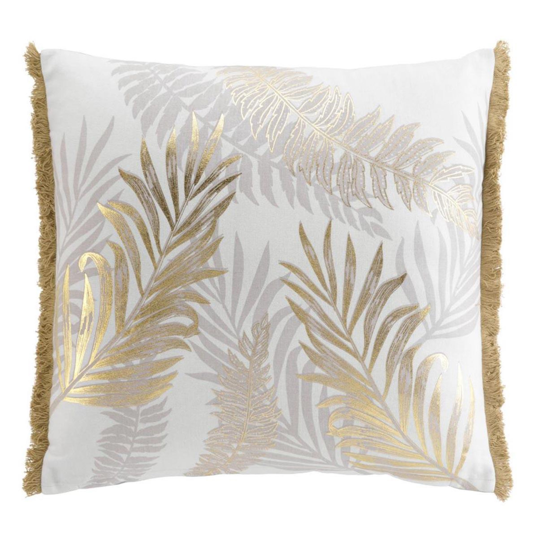 Douceur d'Intérieur Coussin déco imprimé  melisse  50x50cm multicolore