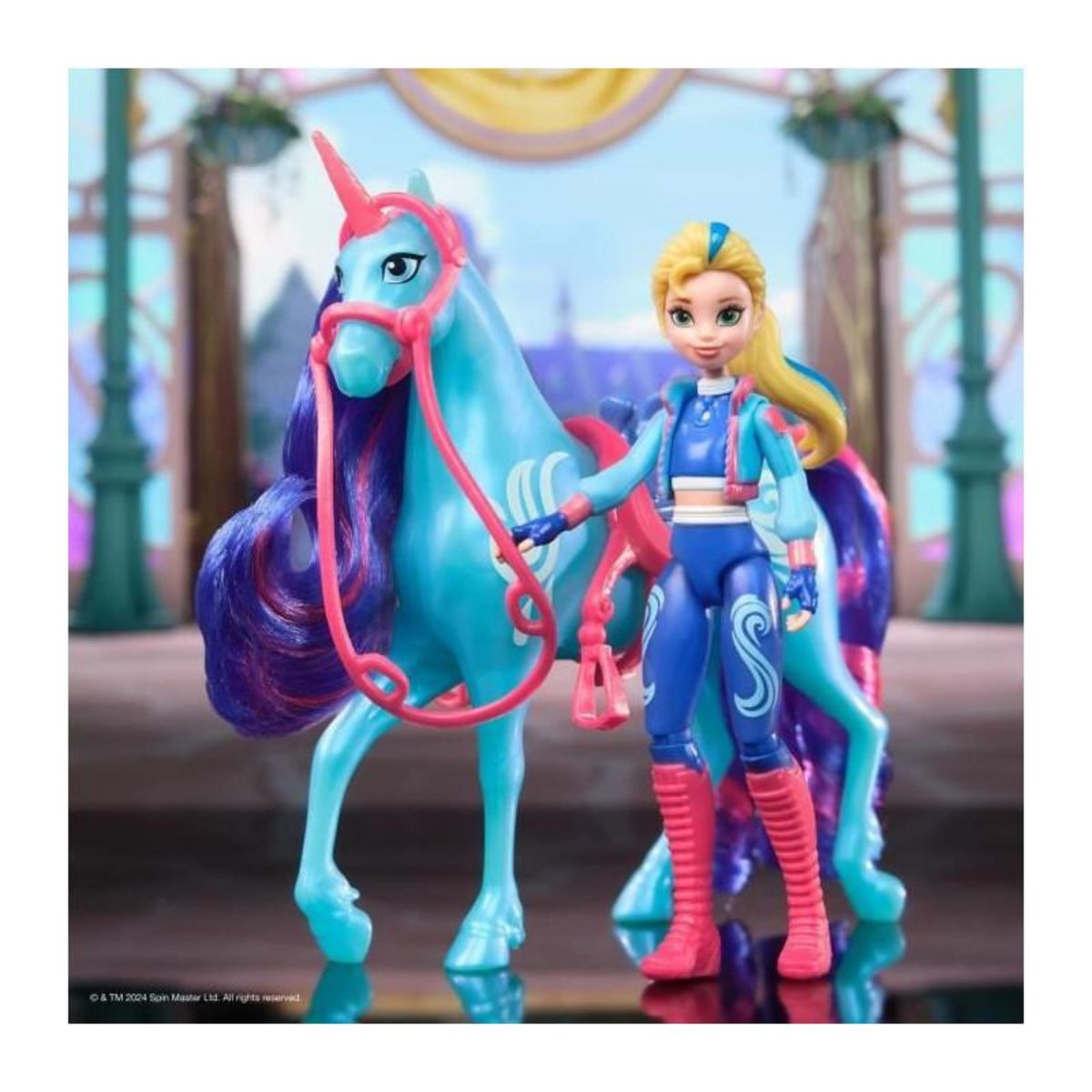 Spin Master SPIN MASTER COFFRET LICORNE ET POUPEE RIVER ET ISABEL Unicorn Academy