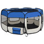 Voir la diapositive 4 : VIDAXL Parc pliable pour chien avec sac de transport Bleu 125x125x61cm