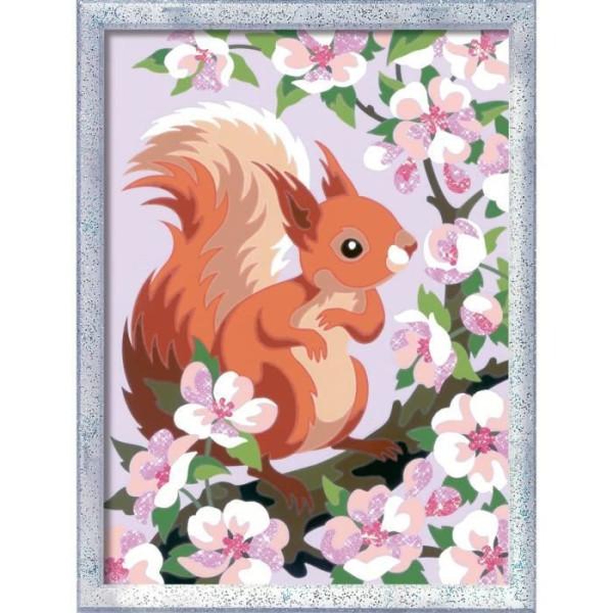 Voir la diapositive 2 : RAVENSBURGER CreArt Kids 18x24cm - Ecureuil au printemps