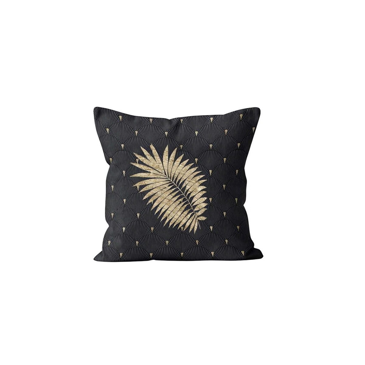 SOLEIL D'OCRE Coussin imprimé pur coton 45x45 cm ELEGANCE, par Soleil d'Ocre