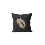 SOLEIL D'OCRE Coussin imprimé pur coton 45x45 cm ELEGANCE, par Soleil d'Ocre