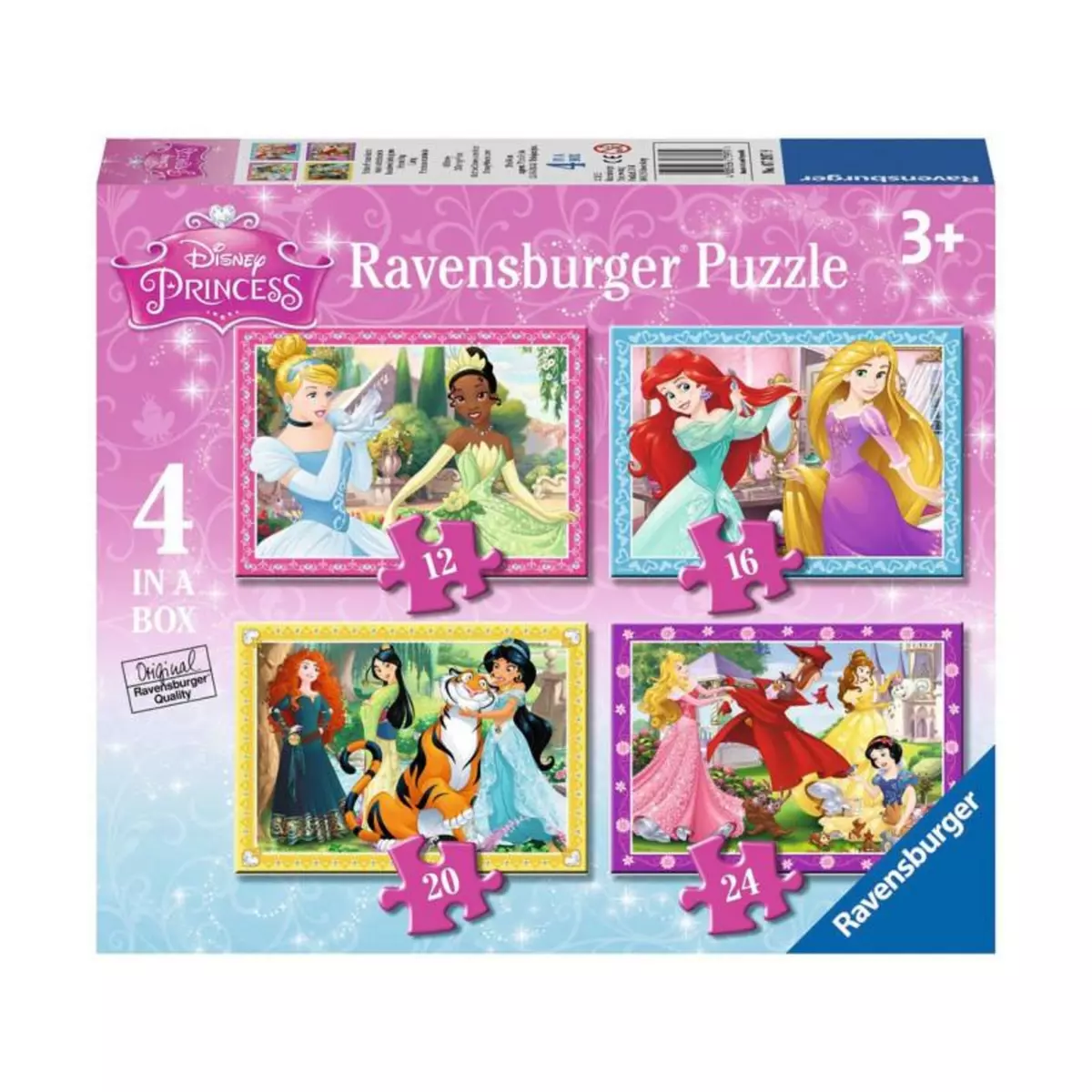 RAVENSBURGER RAVENSBURGER Disney Princess puzzle, 4 in 1