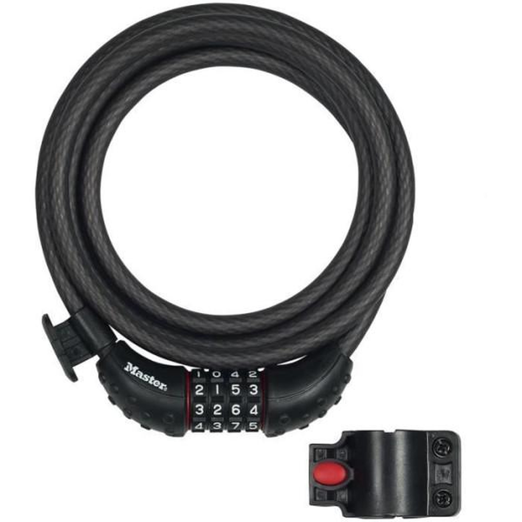 Master lock Antivol pour vélo - master lock - 8120eurdpro - câble torsadé en acier - 1,8 m de longueur