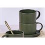 Voir la diapositive 5 : BJORN Tasse SCANDI 15cl et soucoupe Ø12cm - 8 pièces - Olive