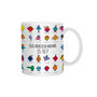 Voir la diapositive 2 : Paris Prix Mug Magique  Monsieur & Madame®  12cm Blanc