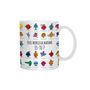 Voir la diapositive 2 : Paris Prix Mug Magique  Monsieur & Madame®  12cm Blanc