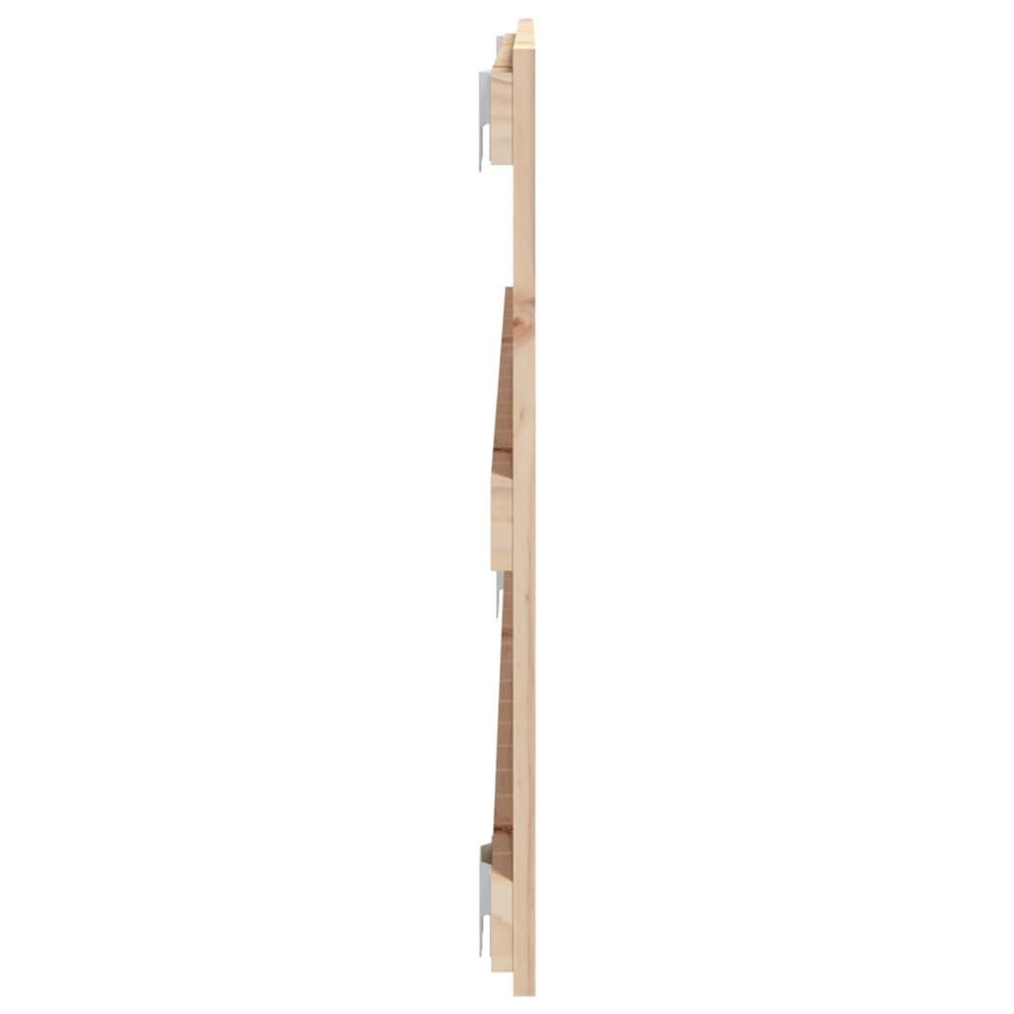 Voir la diapositive 5 : VIDAXL Tete de lit murale 95,5x3x60 cm Bois massif de pin