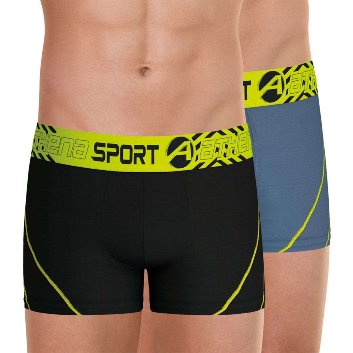 Athena Lot de 2 boxers homme Air Performance