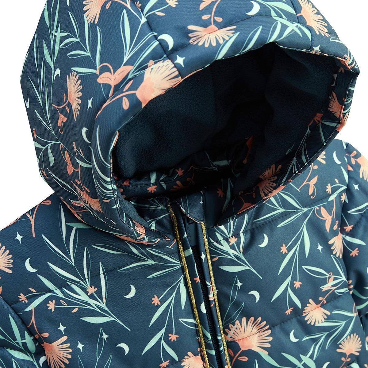 Petit Béguin Doudoune enfant imperméable doublée polaire avec capuche Dina