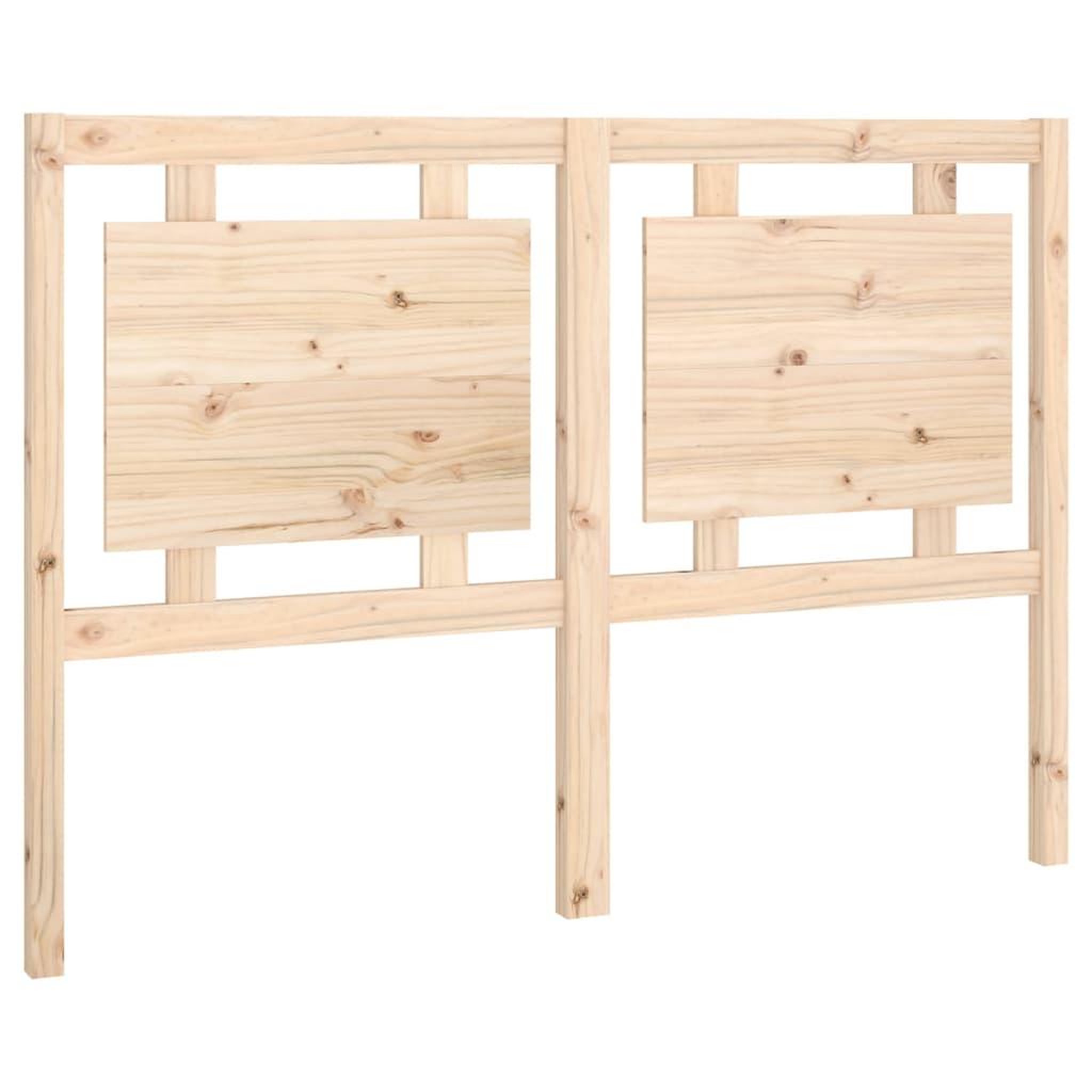 Voir la diapositive 2 : VIDAXL Tete de lit 140,5x4x100 cm Bois massif de pin