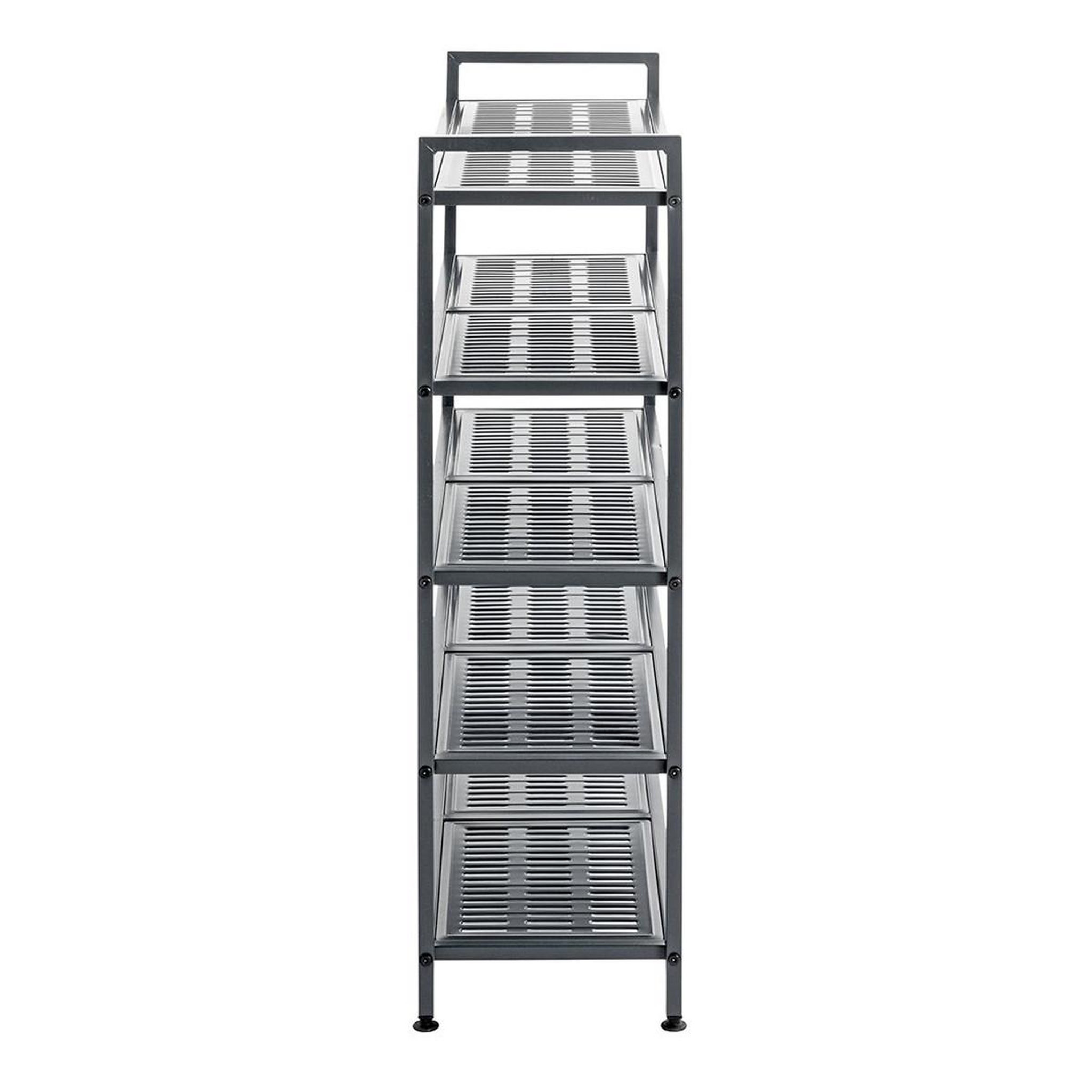 Voir la diapositive 3 : Paris Prix Étagère à chaussures 5 niveaux  arthur  90cm anthracite