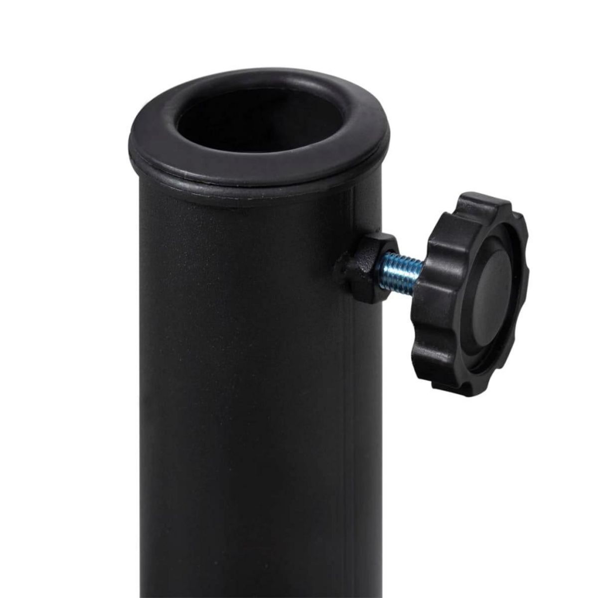 VIDAXL Socle de parasol demi-rond Resine