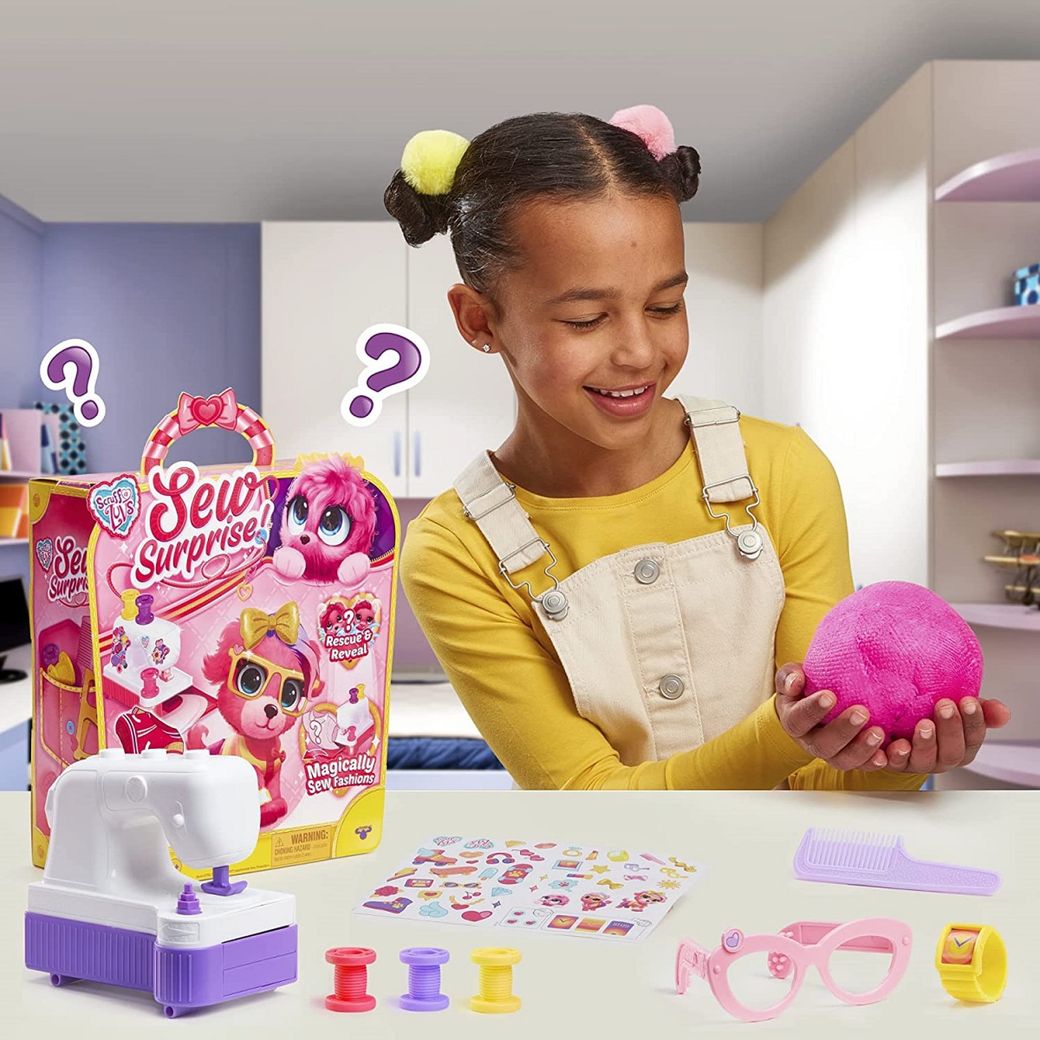 Voir la diapositive 2 : MOOSE TOYS Couture Surprise Rose - Little Live Pets Scruff-A-Luvs