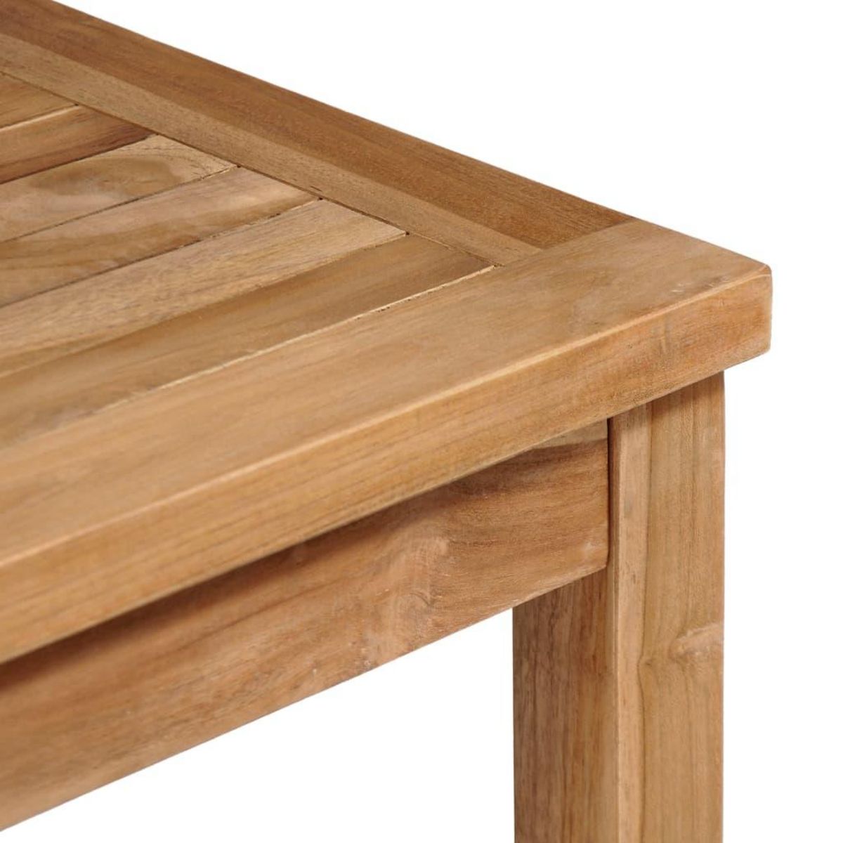 VIDAXL Table de jardin 80x80x77 cm Bois de teck solide